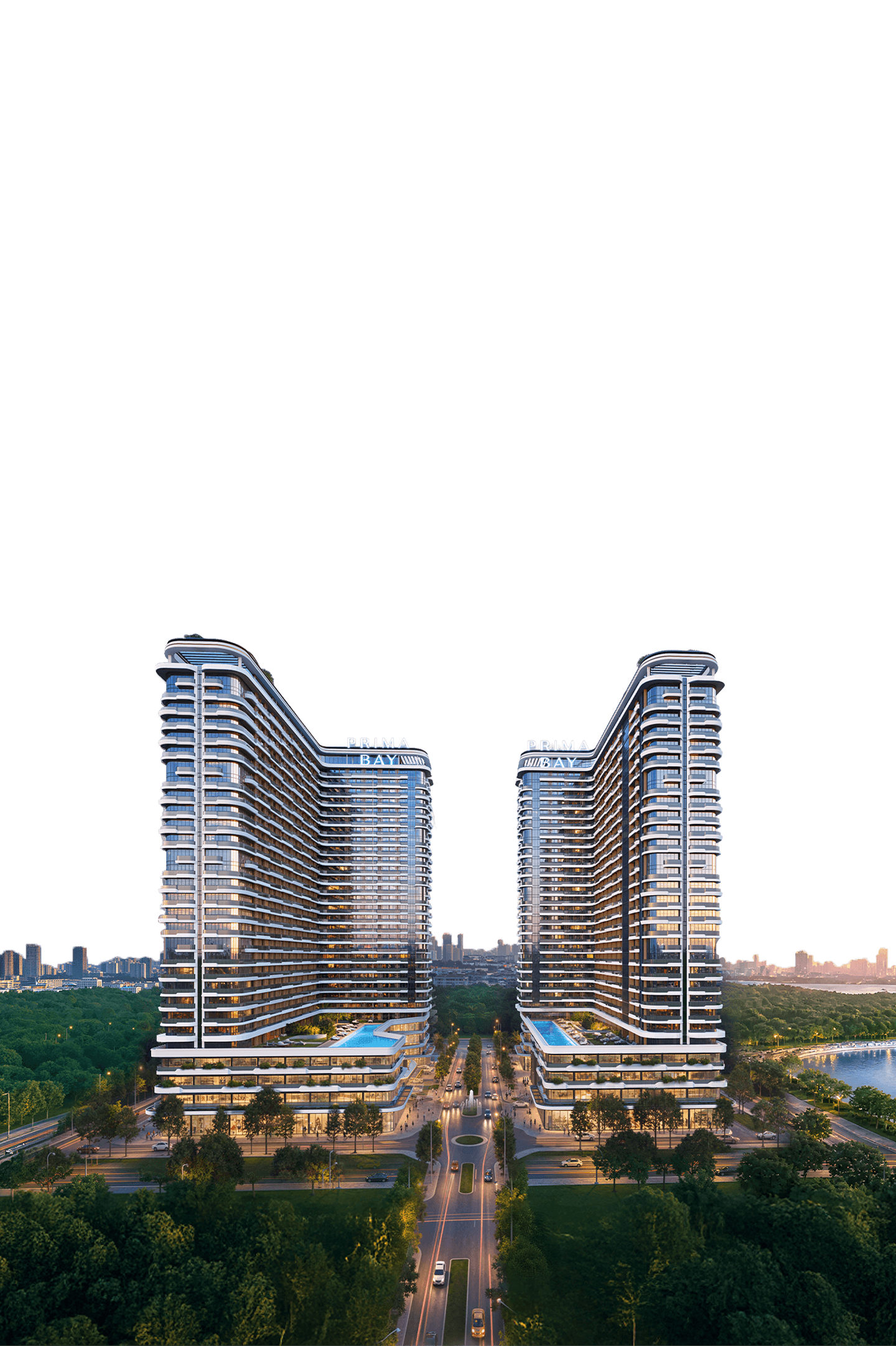 Phối cảnh tháp Prima Bay